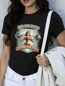 Women T-Shirts - Black - View 1
