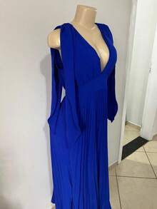 Women Long Dresses - azul real - Ver 3
