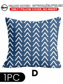1件/4件裝 藍色枕套 枕頭套 單面印花 柔軟舒適 家用紡織品 透氣抗起球 親膚 可拆洗 沙發裝飾 沙發床 車內裝飾 靠墊套 房間裝飾 婚禮 - 彩色 - 查看 35