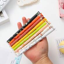 Bộ 8 bút gel có thể xóa, mực nhiệt có thể xóa, mực nhiều màu, thân bút hình động vật hoạt hình, đầu bút 0.5mm, 8 màu mực thay thế, có thể tái sử dụng để giảm thiểu rác thải, khô nhanh, không lem, chịu nhiệt (loại nhiệt), viết được ở nhiệt độ thấp, chống xóa nhầm. - Bộ - Xem 10