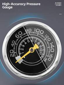 WEST BIKING 160PSI 自行车高压气泵，带压力表，适用于三种充气模型：自行车、球类、汽车 - 彩色 - 查看 5