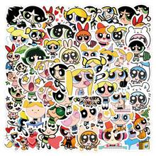 Warner Bros The Powerpuff Girls Stickers 100PCS Cute Cartoon Waterproof Vinyl Decals For Water Bottles Laptop Skateboard Gift For Kids Teens Girls,Perfect Birthday Gift - Party Gift - Holiday Gift - Back To School Gift - Multicolor - View 1