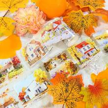 2m/Roll All-Season PET Washi Tape, Wavy Transparent Decorative Adhesive Tape For Diary, Planner, Scrapbooking, 100cm Long - Four Seasons - View 9