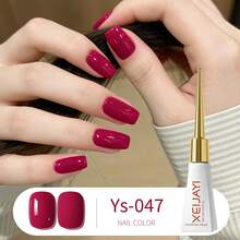 XEIJAYI 1pc 10ml, 60-Color Solid Gel Nail Polish For Choose, UV/LED Compatible Nail Art Gel Polish, For Salon And Home DIY Manicure - Multicolor - View 46