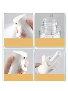 1 bình xịt phun sương mịn liên tục, bình xịt nước áp lực cao có thể nạp lại, dùng cho cây trồng, tạo kiểu tóc, vệ sinh, 300ml - Trắng - Xem 5