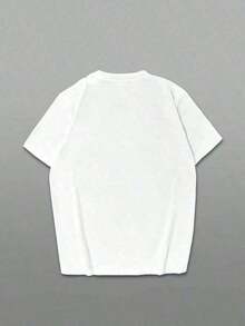 Women's Short-Sleeved T-Shirt, Versatile And Suitable For Streetwear, Everyday Wear, Camping, Concerts, Hip-Hop, And Rock Music. Crew Neck T-Shirt With A Mushroom Print And Western Graphic Design, Modern Style. Graphic Tees For Men, Women's Clothing, Summer Tops, Summer Wear, Graphic Tees. - 白色 - 查看 2
