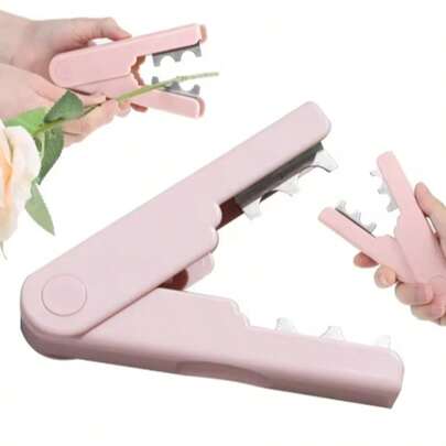 Ergonomic Rose De-Thorning Tool, Professional Florist's De-Thorner, Fitted With Sharp Stainless Steel Blades, Portable And Lightweight Plastic Rose De-Thorner, Suitable For DIY Floral Design, Wedding Bouquet Making, Mother's Day, Valentine's Day, Graduation Season, Summer Gardens, Home Gardening, Florists, Floral Design, Gardening Enthusiasts, Flower Lovers, DIY Enthusiasts, Florists, Beginners, And A Year-Round Gardening Tool