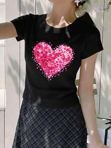Women T-Shirts - Black - View 2