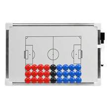 Bảng chiến thuật bóng đá nhỏ bằng hợp kim nhôm, nền trắng, kích thước 20*30cm, bảng chiến thuật thống nhất, hướng dẫn bố cục. - trắng - Xem 9