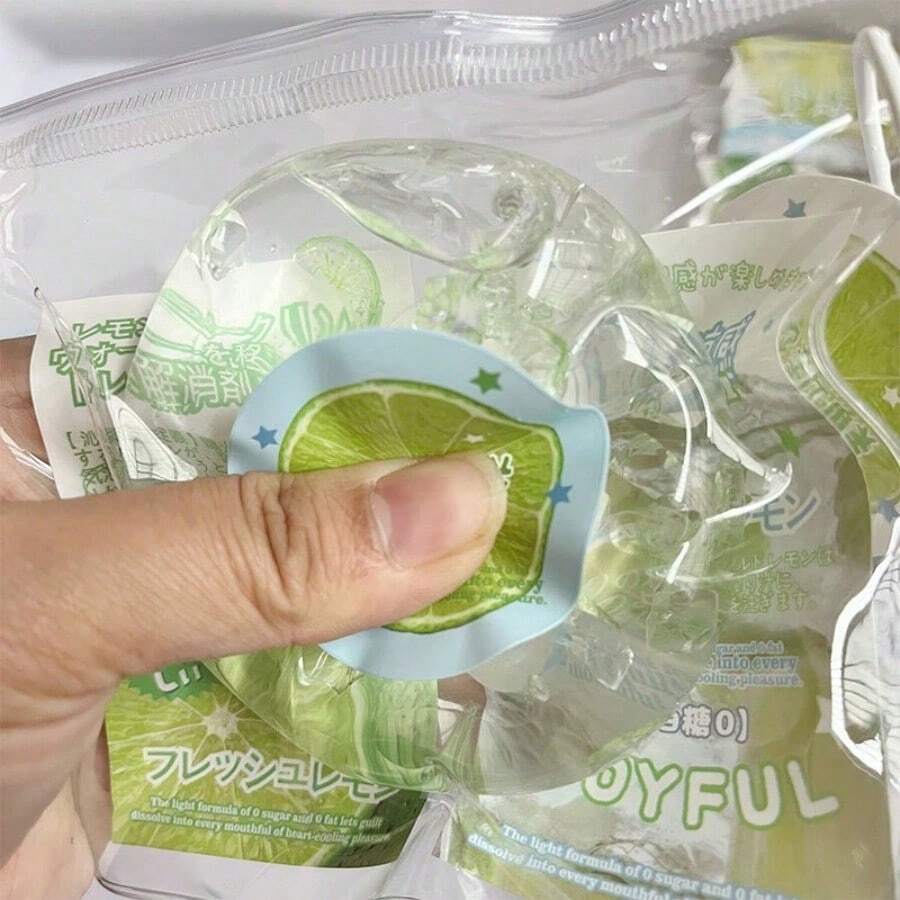 1pc Summer Squeeze Ball - Lime Green Handmade Ball - Malt Squeeze Toy - Pectin - Glacier Handmade Ball - Stress Relief Toy - Birthday Gift - Perfect Gift - Gift - Collection Display