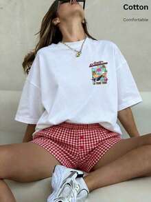 Women T-Shirts - White. - View 6