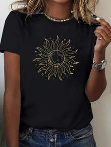 Women T-Shirts - [White] - View 8