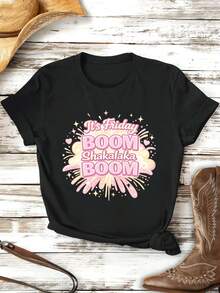 Women T-Shirts - Black - View 2
