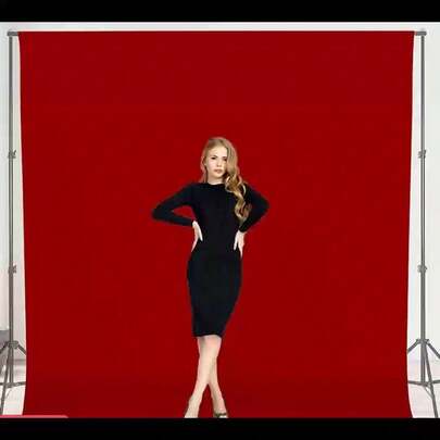 UEGOGO 2D Flat 1*2m Polyester Photography Backdrop Cloth, Wrinkle-Resistant Background Curtain Suitable For Wedding, Birthday And Party Decoration, 4 Color Options Available