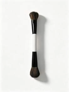 4pcs Dual-Ended Makeup Brush Set. Multi-Functional Foundation, Blush, Powder, Highlighter, Contour And Concealer Brushes, Makeup Brush Set Designed For Women, Makeup Brush Kit, Cosmetic Brush Set, Complete Makeup Tool Set, Makeup Brush Set, Makeup Gift Set, Set, Gift, Professional Makeup Brushes, Complete Makeup Kit - Black and White - View 9