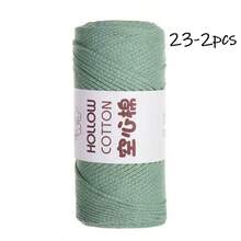 2mm Hollow Cotton Yarn, Suitable For DIY Crochet Bags, Handmade Knitting, Hats, Round Ropes, Pearl Strings - LUGU - View 17