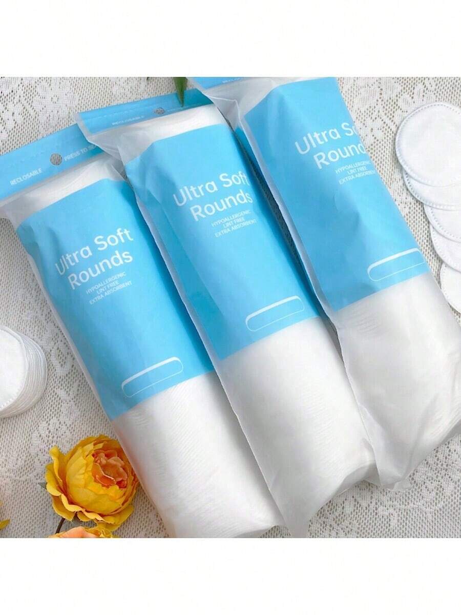 Bông tẩy trang tròn dùng một lần bán sỉ, giá cả phải chăng, kích thước 6x6 cm, thích hợp cho chăm sóc da mặt, tẩy trang và chăm sóc da, lý tưởng để sử dụng tại nhà hoặc khi đi du lịch; Chăm sóc da, phòng khách, nhà cửa, phòng ngủ, phòng tắm, đồ dùng cần thiết khi đi du lịch, đám cưới, tiệc tùng, sinh nhật, quà tặng cho nam giới, mẹ, bố, bạn bè, năm mới, phụ kiện, quà tặng thú vị - Xanh và trắng - Xem 1