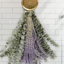 230 Pcs 17" Natural Dried Eucalyptus & Lavender Bundle, Boho Wedding Shower Decor, Bathroom Essentials, Dried Flowers For Summer Home Decor, Graduation Housewarming Gift - 2 捆(230 件) - 查看 2