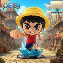 TOEI ANIMATION One Piece Cosbaby Bobble Luffyy Collectible Figure Hot Toys 1pc - YUME-15556 - View 2