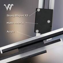 Wireless Rechargeable LED Wall Lamp With Remote Control, Magnetic Dimmable Battery Operated Wall Light Cordless Home Decor For Bedroom,Living Room,Kitchen Cabinet,Stairway - 星星 - 查看 8