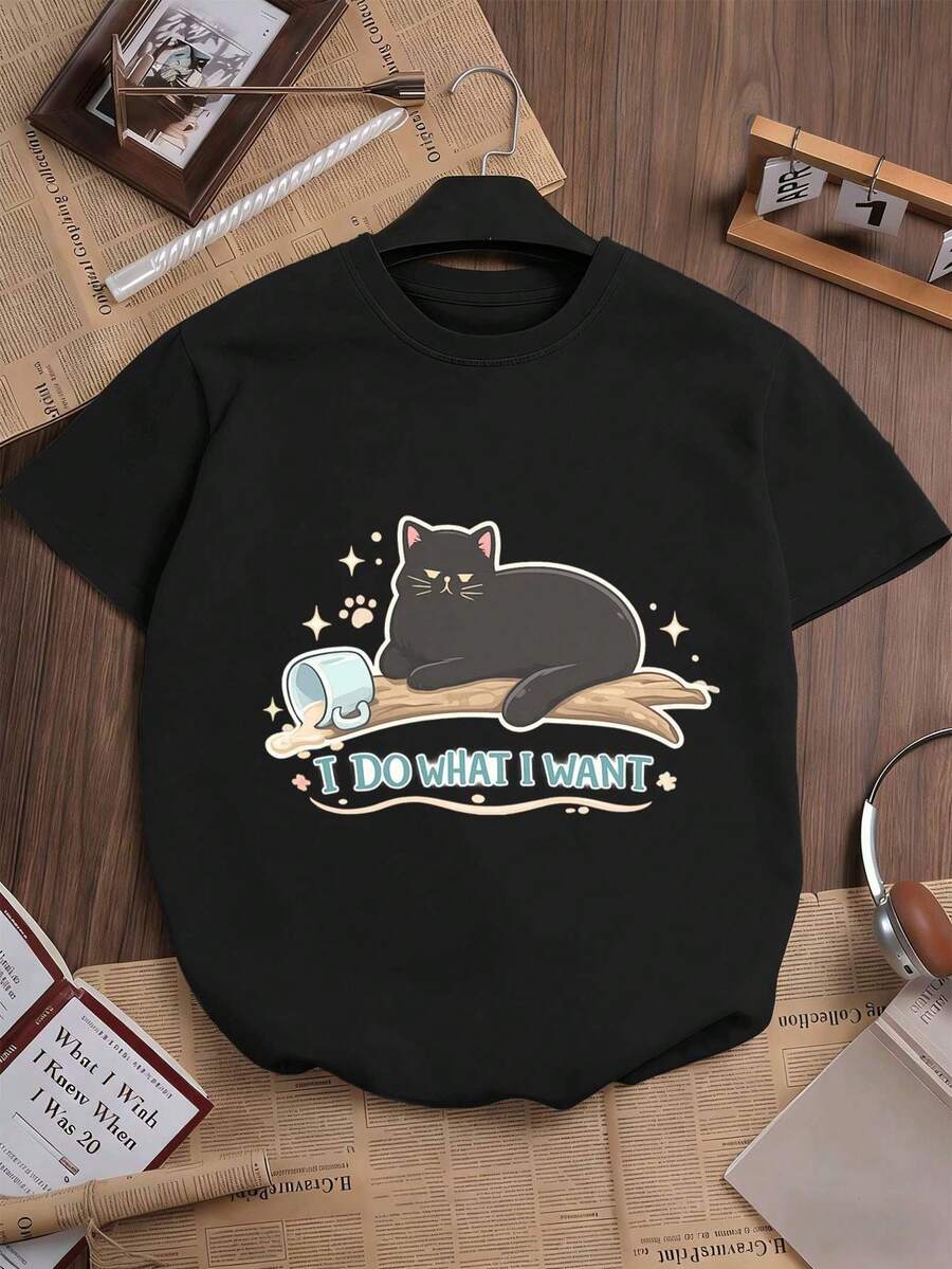 Women T-Shirts - Black - View 1