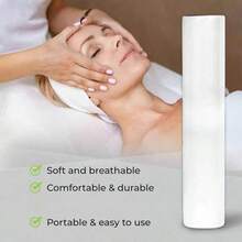 50/100 pièces Draps de lit en tissu non tissé jetables, perforés pour déchirer, respirants, conviennent pour les lits de massage, les salons de beauté - Multicolore - Voir 2