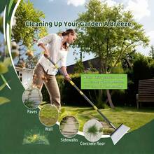 Stainless Steel Garden Shovel - Multi-Functional Shovel, Lawn Edge Rake, Mowing And Landscaping, Outdoor Weeding, Snow And Moss Removal, Suitable For Sidewalk And Ice Cleaning, Snow Shovel, Efficient Weeding, Durable Garden Tool, Handle Not Included. - Country Courtyard Style - View 5