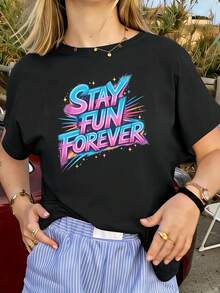 Women T-Shirts - Black - View 1