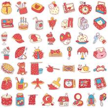 50 Stück Original Polka Dot Doodle kreative frische minimalistische dekorative Aufkleber, geeignet für Notizbücher, Aufbewahrungsboxen usw. Sammelalbum Zubehör Scrapbooking - 50 originelle Polka-Dot-Bilder - Übersicht 4