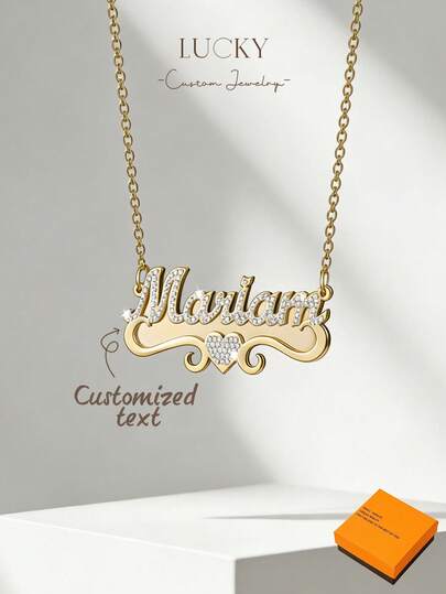 Dây chuyền chữ cái đính kim cương phong cách tối giản của Caitlin • Dây chuyền xoắn đính kim cương cá nhân hóa • Món quà hoàn hảo dành cho phái nữ • Tên tùy chỉnh theo phong cách tối giản hàng ngày, Sản phẩm bao gồm hộp quà, Quà tặng Ngày Valentine, Quà sinh nhật, Quà tặng Ngày của Mẹ, Quà tặng hàng ngày
