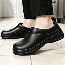 Waterproof, Anti-Slip, Oil-Resistant Chef Shoes, Fishing Shoes, Cleaning Shoes, Restaurant Shoes. Wide Toe Box, Reinforced Sole For Durability And Comfort. Suitable For Daily Walking, Sports, Commuting, All Seasons - Black - View 13