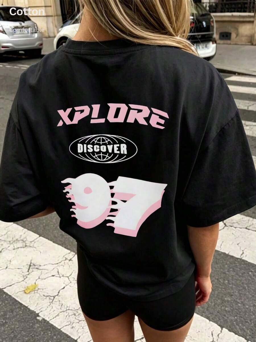 Women T-Shirts - Black - View 1