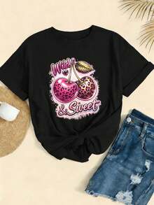 Women T-Shirts - Black - View 2