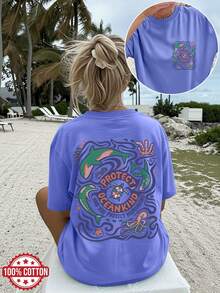 Women T-Shirts - [White] - View 10