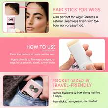 GOIPLE 14pcs Waterproof Wig Installation Kit, Strong Hold Lace Glue & Gentle Fast Dissolve Remover & Quick-Dry Lace Melting Spray & Smooth Edge Wax Stick & HD Invisible Wig Caps & Edge Brushes & Styling Combs & Hair Razor & Wig Band & Portable Bag, All-In-One Beginner Friendly Kit, Perfect For Home Salon Travel Gifting, Suitable For Black Hair All Curly Coily Braided Styles - 14pcs假髮安裝套裝 - 查看 9