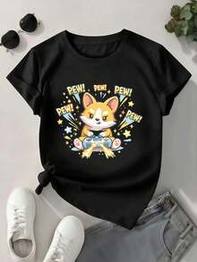 Women T-Shirts - Black - View 1