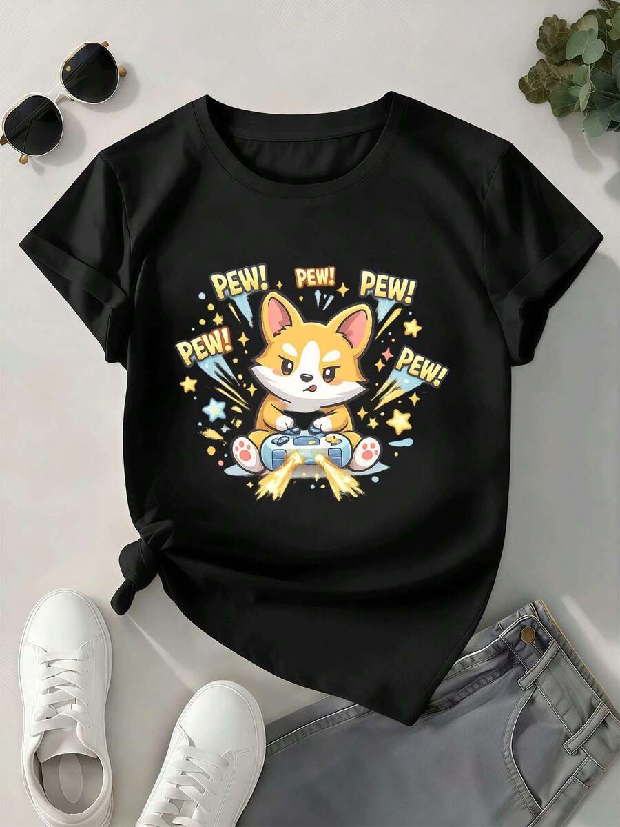 Women T-Shirts - Black - View 1