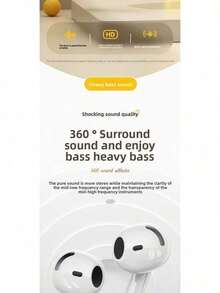 Latest Upgraded Version TWS Earbuds With 13mm Titanium Horn & HIFI Sound, Headphones With Bluetooth 5.3 & Master-Save Function, 3.0g Lightweight, Great For Active Lifestyles & Entertainment - 7th Generation - View 13