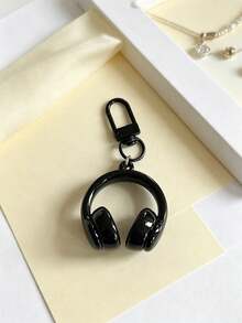 5pcs 3D Headphone Keychain, Keyring, Girl Bag Charm, Best Friend Gift, BFF Gift - Multicolor - View 5