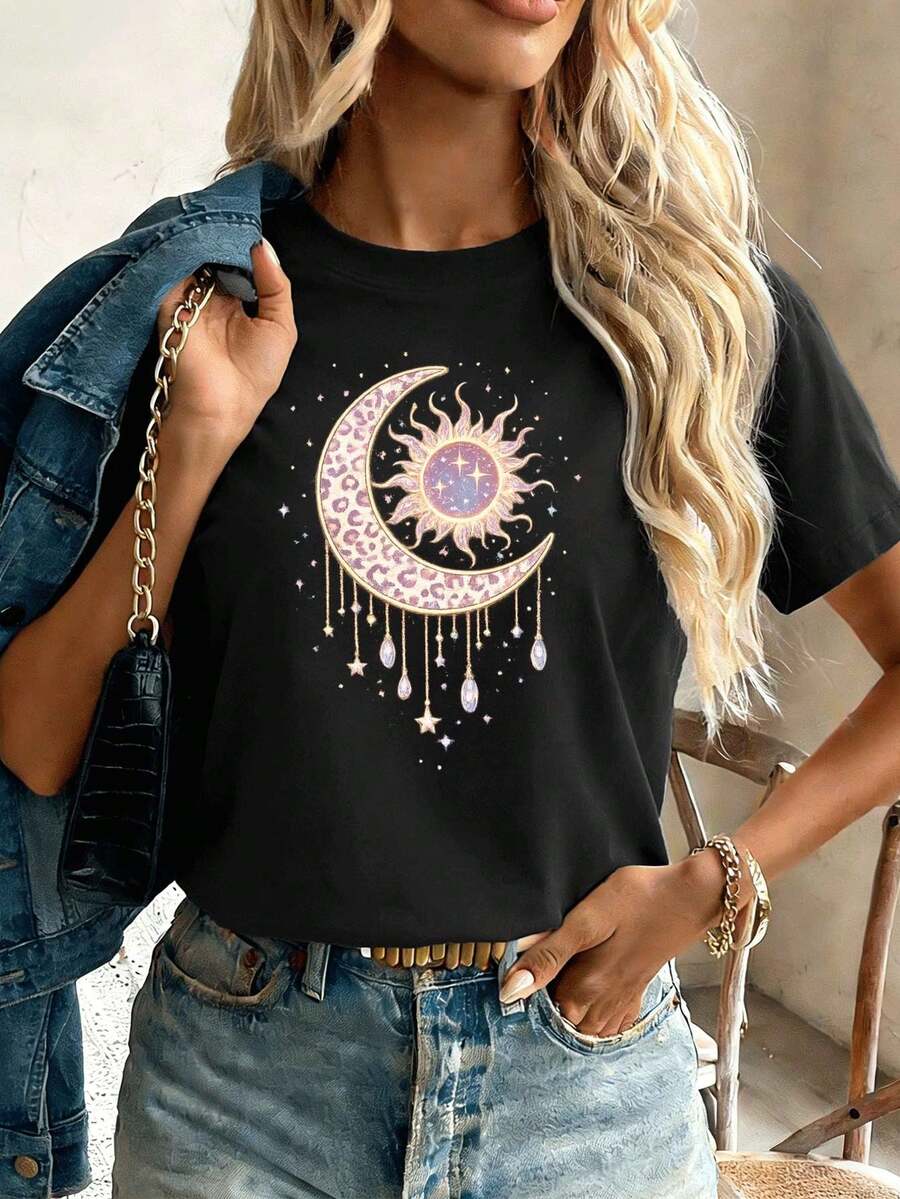 Women T-Shirts - Black - View 1