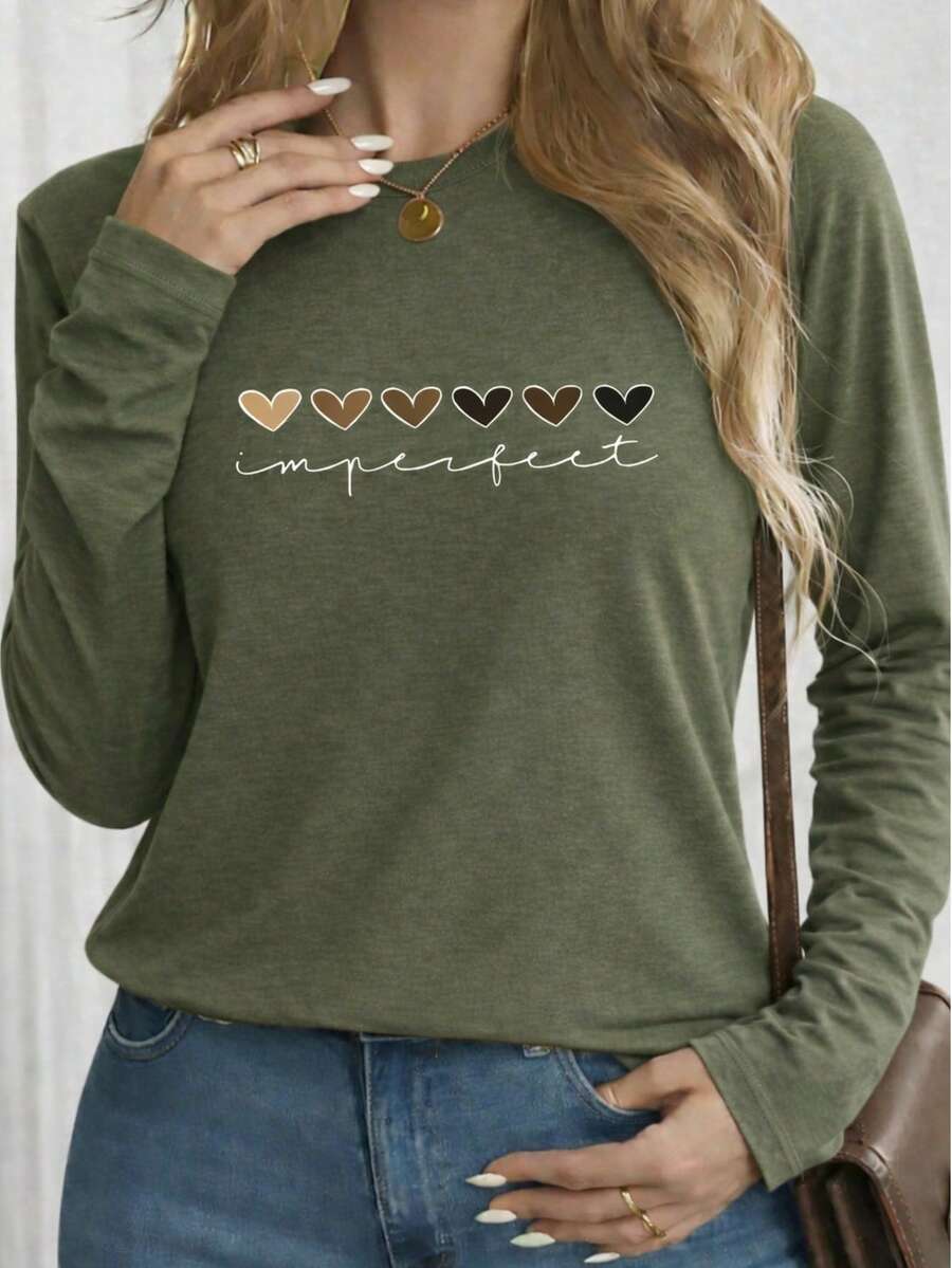 Women T-Shirts - Army Green - View 1