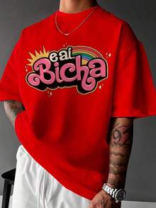 Basic T-Shirt EAI Bicha LGBT Gay Premium Unisex - Red - View 1