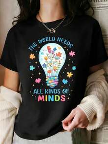 Women T-Shirts - Black - View 2