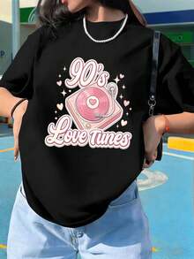 Women T-Shirts - Black - View 1