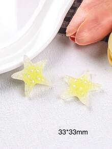 10/20/50/100个树脂海星海洋系列耳环、钥匙扣、手机挂绳、DIY饰品配件 - 大號海星 - 查看 8