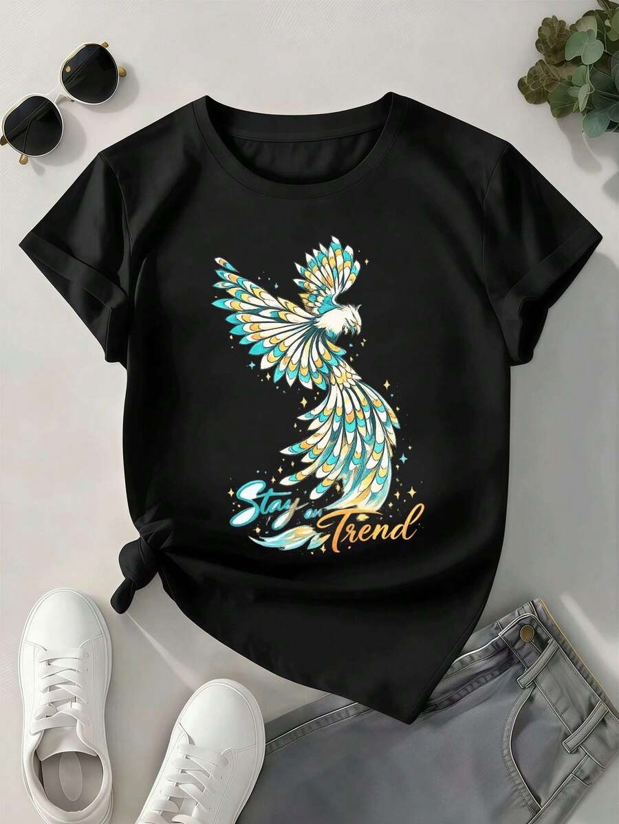 Women T-Shirts - Black - View 1