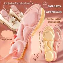 These Women's Soft Sponge Insoles Are Thick, Soft And Breathable, Preventing Fatigue Even During Long Periods Of Standing. They Also Feature Odor-Resistant, Breathable, Sweat-Absorbing, Shock-Absorbing, Ultra-Soft And Portable Characteristics, Making Them An Ideal Choice For Daily Use. - Multicolor - View 6