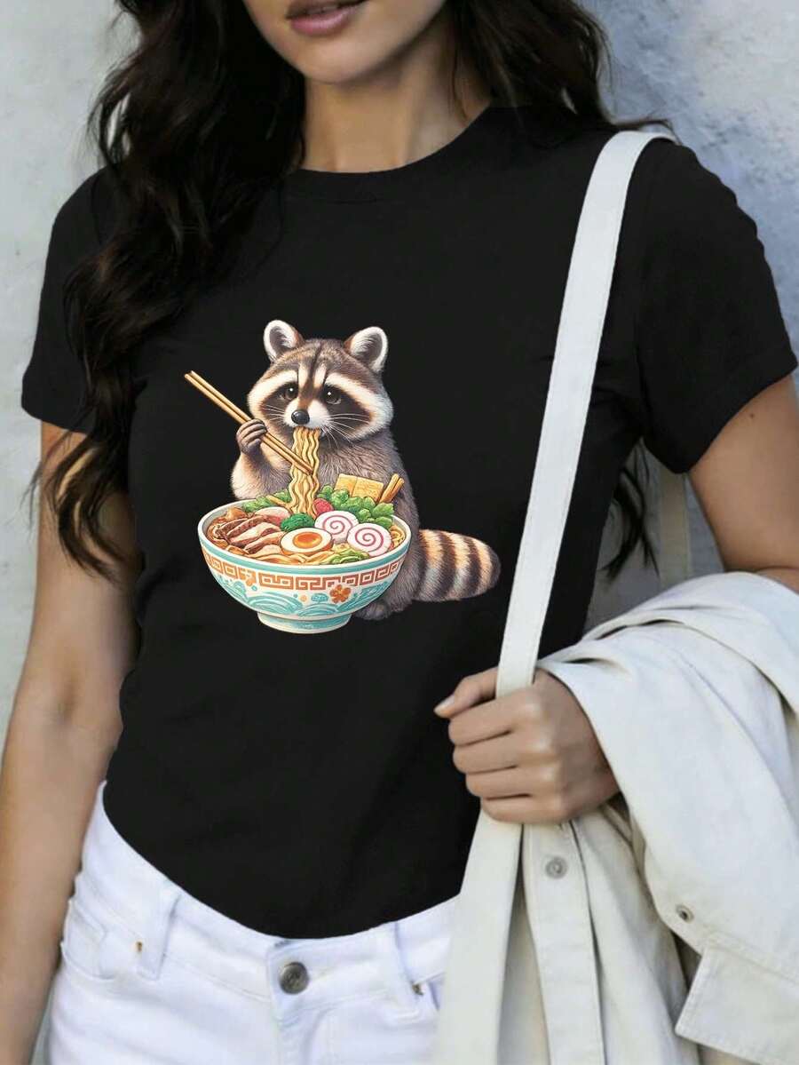 Women T-Shirts - Black - View 1