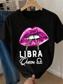 Plus Size T-Shirts - Black - View 6