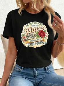Women T-Shirts - Black - View 1